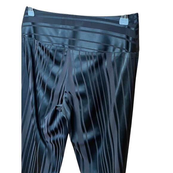 CACHE Pants Stripped Silky in Black Fabric From France Size Small Made in USA - Picture 6 of 9